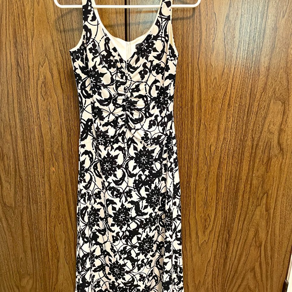 Bianca Nero Size Large Black and White Dress